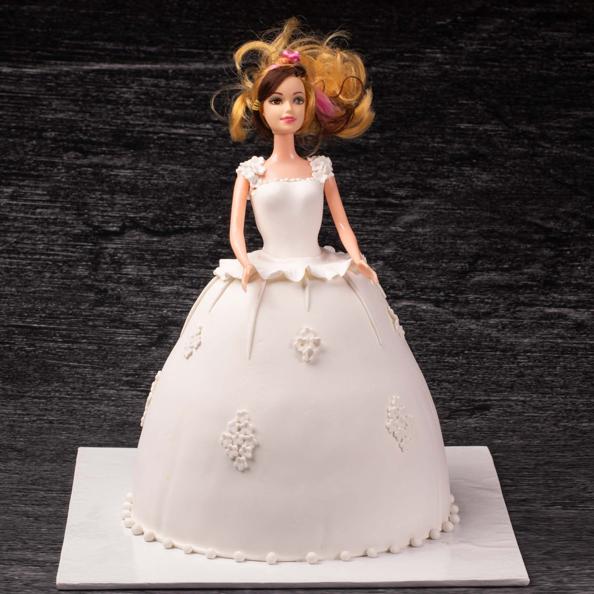 Barbie Doll Fondant Cake Princess Cake Next Day Delivery